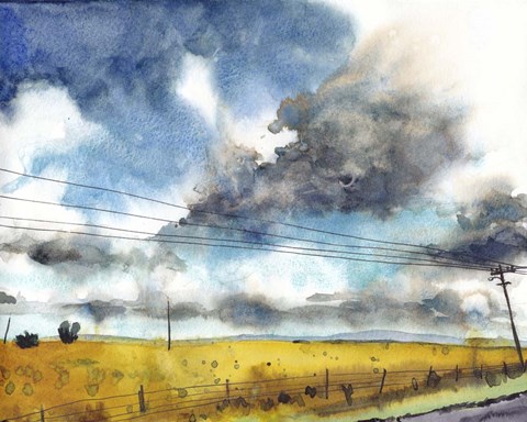 Framed September Sky Studies III Print