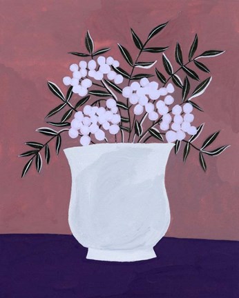 Framed Tree Berries I Print