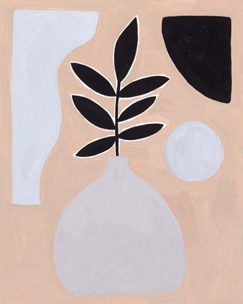 Framed Pale Abstraction IV Print