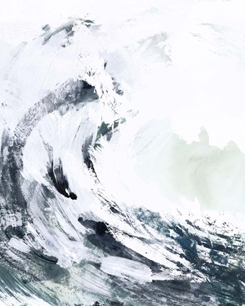 Framed Blue Crest II Print