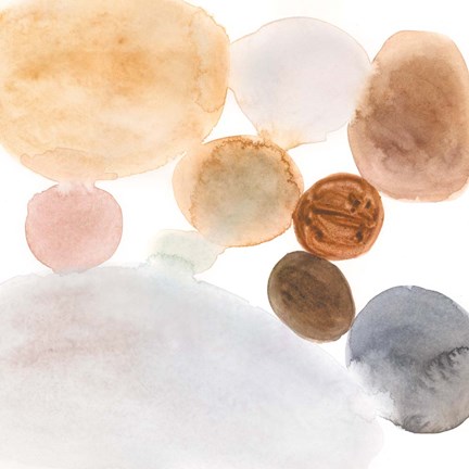 Framed Marble Wash II Print