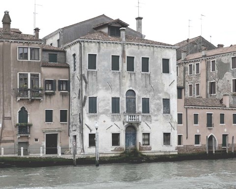 Framed Venetian Facade Photos VI Print