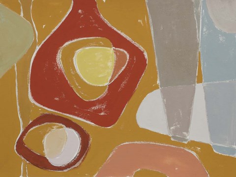 Framed Tidelands Abstract II Print