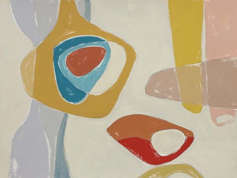 Framed Tidelands Abstract III Print