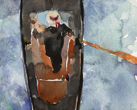 Framed Above the Gondola II Print