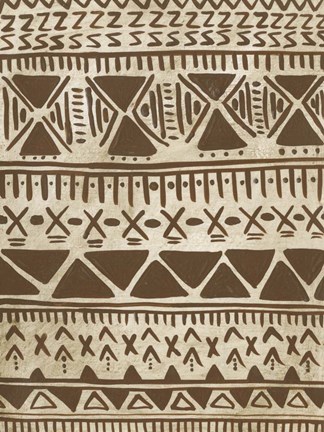 Framed Tribal Markings II Print