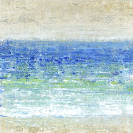 Framed Ocean Impressions I Print