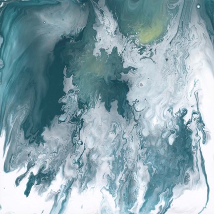 Framed Bermuda Wave I Print