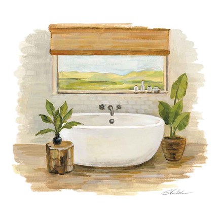 Framed Sunny Spa II Print