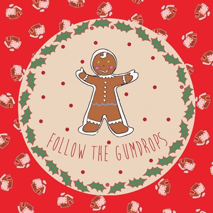 Framed Sweet Christmas IV Print