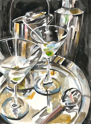 Framed Wine Series III Print