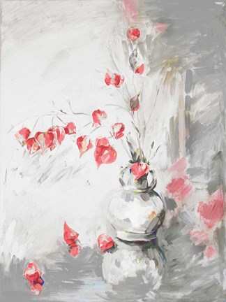 Framed Red Roses I Print