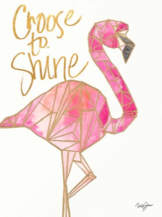 Framed Choose to Shine Print