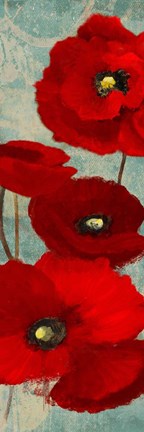 Framed Kindle&#39;s Poppies I Print