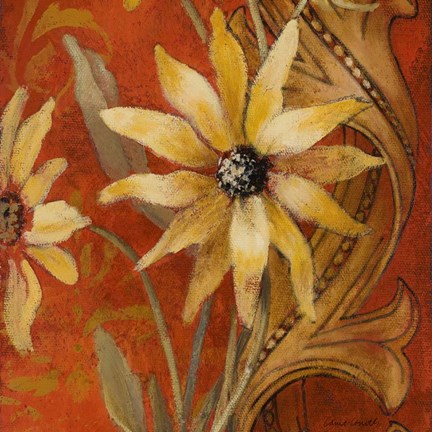 Framed Honeyed Square II Print