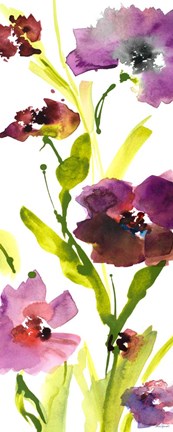 Framed Violet le Povat II Print