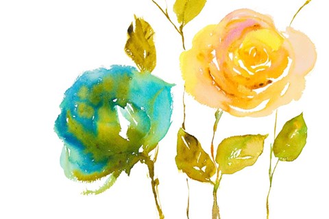 Framed Blooming Hues Print