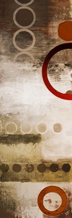 Framed Red Liberated Panel II Print