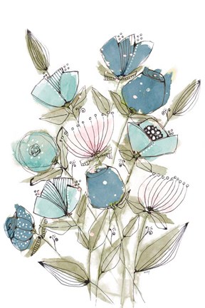 Framed Blooming Spring II Print