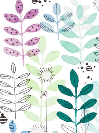 Framed Botanics I Print