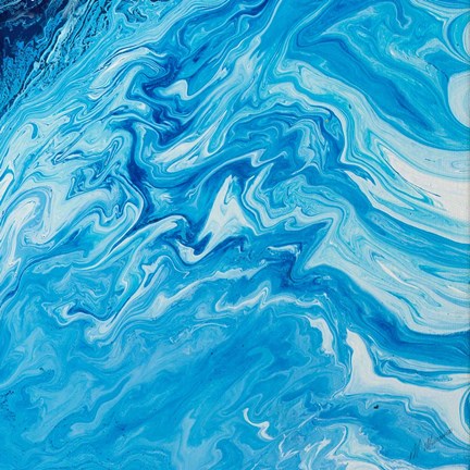 Framed Marble Square I Print