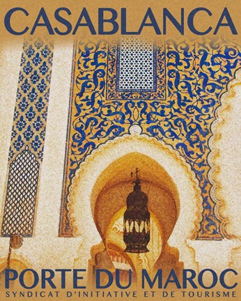 Framed Destination Morocco I Print