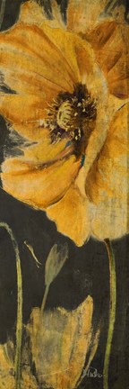 Framed Poppy Garden Panel II Print