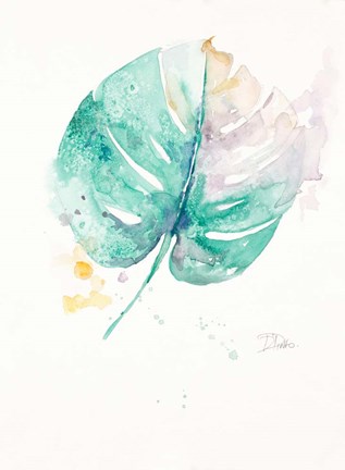 Framed Water Leaf Print