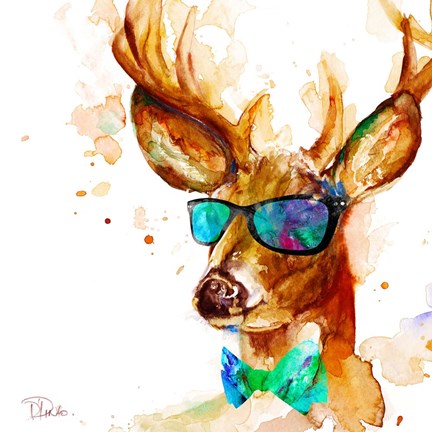 Framed Cool Deer Print