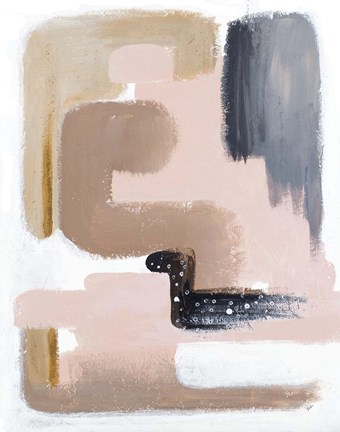 Framed Black Bird Abstract Print