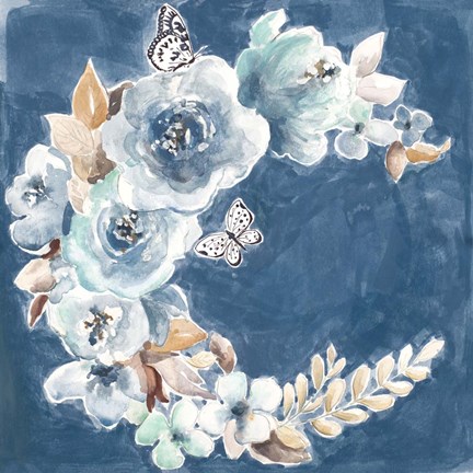 Framed Wild Beauty Wreath Print