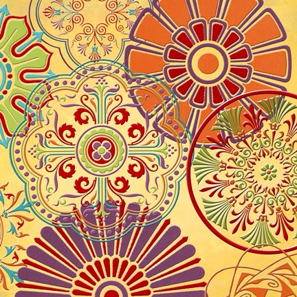 Framed Lemon Twist I Print