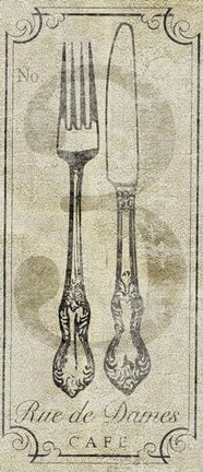 Framed French Vintage Cafe Print