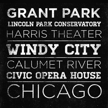 Framed CHI Type II Print