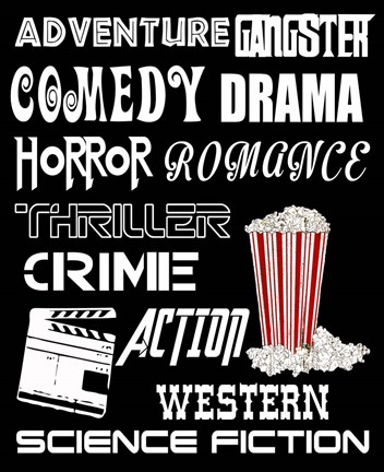 Framed Adventure in Cinema Print