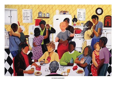 Framed Pay the Rent Quarter Party Print