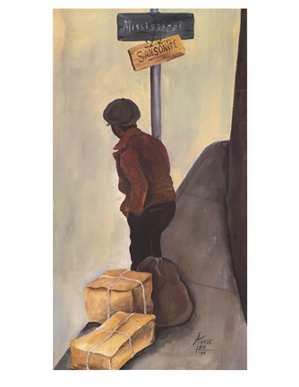 Framed Mississippi Samsonite Print