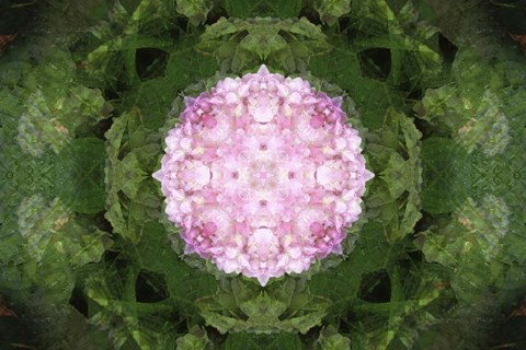 Framed Colorful Kaleidoscope 12 Print