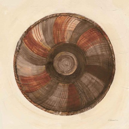 Framed Woven Beauty II Dark Print