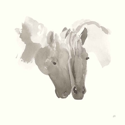 Framed Nuzzling IV Print