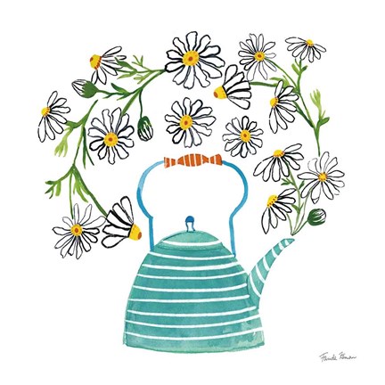 Framed Organic Tea I Print