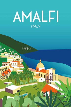 Framed Amalfi Print