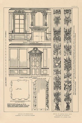 Framed English Renaissance X Print