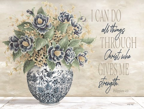 Framed I Can Do All Things Through Christ Print