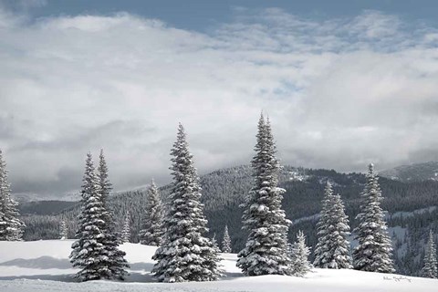 Framed North Cascades in Winter II Print