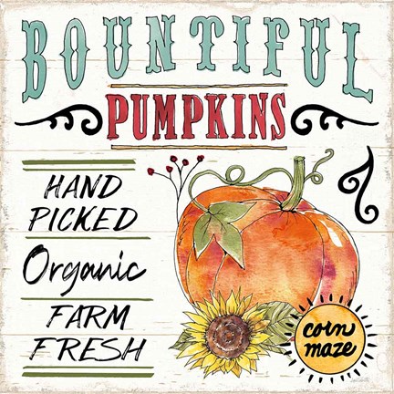 Framed Harvest Times XI Print