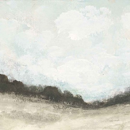 Framed In the Field Square II Neutral Print