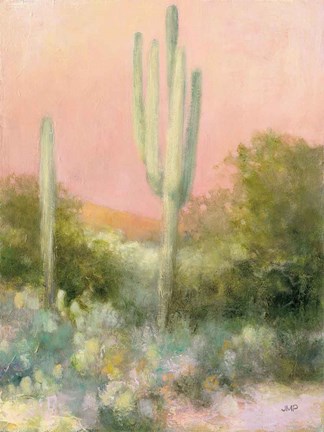 Framed Sunrise Desert II Print