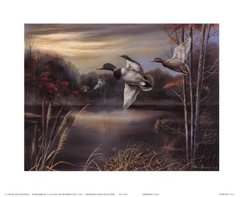 Framed Morning Call Print