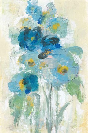 Framed Loose Bouquet II Print